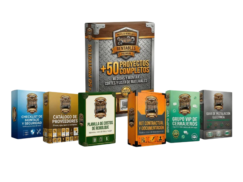 Proyecto Remolques Rentables - Plan Premium con todos los bonos